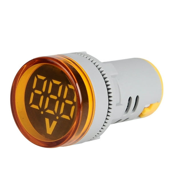 22mm LED Digital Display Gauge Volt Voltage Meter Indicator Signal Lamp