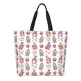 thumbnail image 1 of Fotbe Hello Easter Bolsa Tote Estética de Lona con Estampado para Mujer - Bolsa Reutilizable de Hombro Casual para Vacaciones, Compras, Trabajo y Gimnasio, 1 of 8