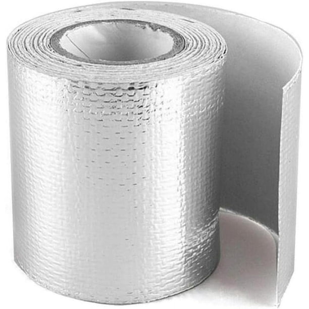 Cinta térmica de 5 m para escape, aislante térmico de admisión de aire, escudo reflectante de protección térmica, autoadhesiva para motor.