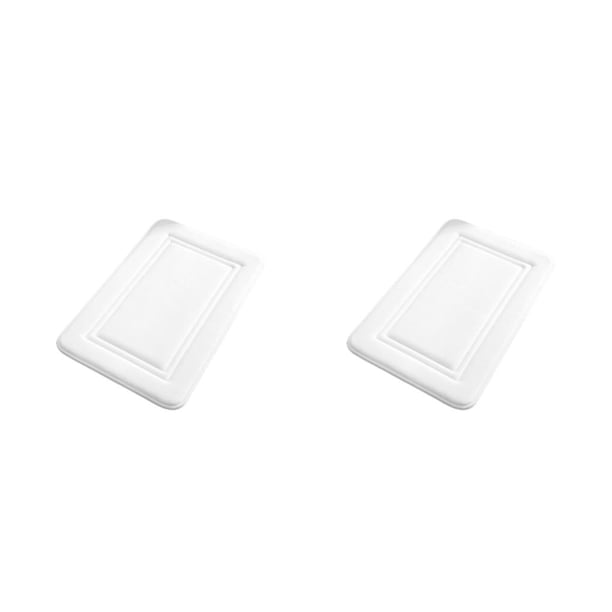 Wosthever Home Hotel Poliéster Floor Mat Sala de estar Dormitorio Baño Cocina Rectángulo Tapetes Decoración Blanco 50x80cm Blanco 50x80cm, Tipo 2 2piezas