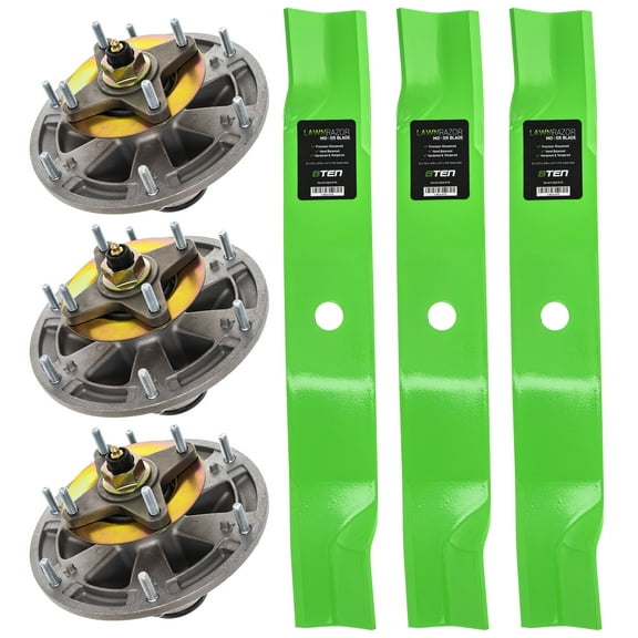 8TEN Spindle High Lift Blade Kit for John Deere 60 inch 1550 MK1002294