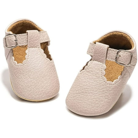 Baby Boys Girls Casual Sneakers Toddler Pu Leather Rubber Hard Sole Outdoor Slippers Crib First Walkers Shoes