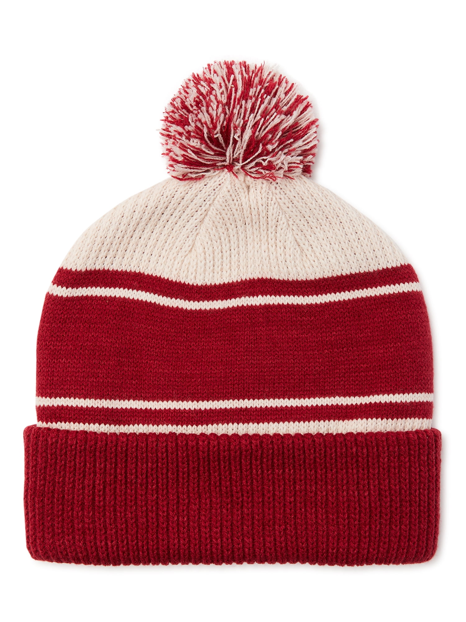 Men’s Ribbed Pom Beanie