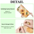 thumbnail image 6 of Floral Sunflower Pattern Dish Drying Mat, 16x18 Inch Microfiber Pad for Sink or Counter, Absorbent and Foldable Design, 6 of 7