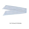 thumbnail image 3 of Gingham Ribbon Bow Decor, Polyester Construction, Woven Checkered Bow Tie For Wreath Chair Vase Gift Box Display Decor, Home Holiday Decor, 3 of 7