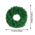 thumbnail image 6 of comerut Christmas Wreath Green Artificial Spruce Wreath DIY Decor Indoor Outdoor Festive Wreath for Holiday Party Decor Mantel Front Door, 6 of 8