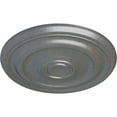 thumbnail image 3 of Ekena Millwork 15 7/8"OD x 1 1/2"P Kepler Traditional Ceiling Medallion (For Canopies up to 3 3/4"), Hand-Painted Platinum, 3 of 5