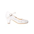 thumbnail image 2 of ZAPATILLAS TACONES VESTIR LEON NIÑA BLANCO TEXTIL 1751 Leon 1751p, 2 of 3