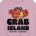 thumbnail image 3 of Instant Message - Crab Island - Women's Racerback Tank Top, 3 of 6