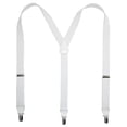 thumbnail image 1 of CTM®  Elastic Clip End Premium Solid Suspenders (Men's Big & Tall), 1 of 1
