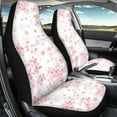 thumbnail image 3 of ZIATUBLE Cherry Blossom Music Front Seat Cover Set Soft High Back Saddle Blankets 2 Piece Auto Seat Protectors for Vehicles Car Interior Accessories Fit for Cars SUVs Sedan or Van, 3 of 7