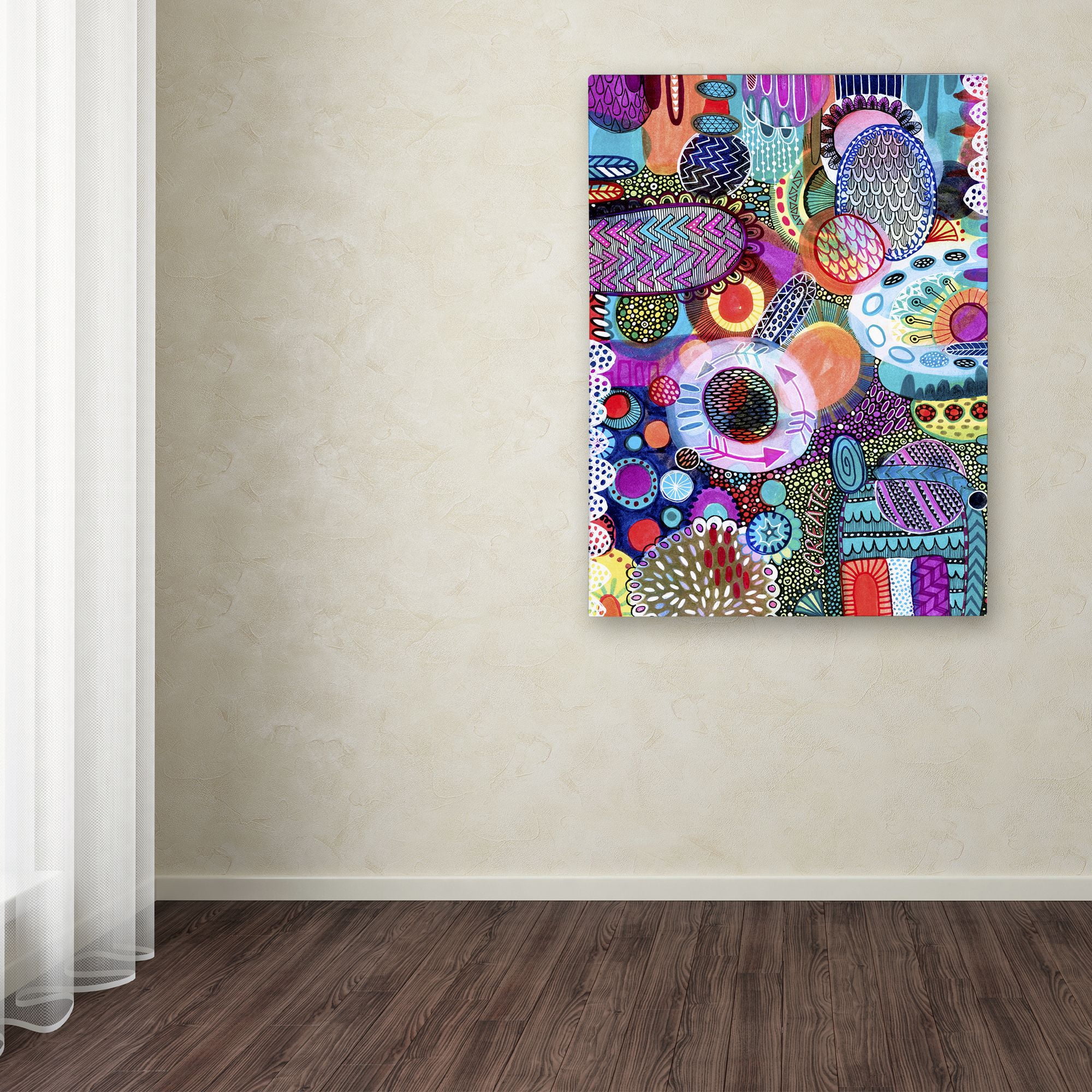 Trademark Fine Art "Creation" Canvas Art by Hello Angel