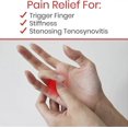 thumbnail image 4 of 2Pcs Trigger Finger Splint, Adjustable Knuckle Brace for Curved Bent Locked & Stenosing Tenosynovitis Hands, Pain Relief Finger, 4 of 5
