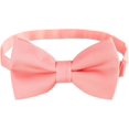 thumbnail image 2 of LAICAIW Classic Pre-Tied Bow Tie for Children & Adults Solid Color Adjustable Bowtie Gabardine, 2 of 7