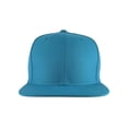 thumbnail image 2 of Top Headwear Flat Bill Adjustable Snapback Cap - Turqouise, 2 of 2