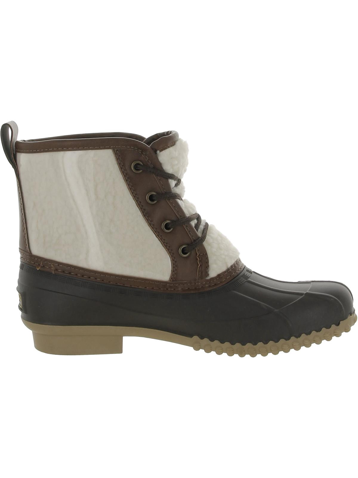 London Fog Womens LFWWINLEY 2 Faux Fur Wellies Rain Boots
