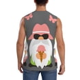 thumbnail image 4 of Pofeuu Summer Gnome 1 Print Men's Muscle T-Shirt, Sleeveless, Muscle Tank, Classic Muscle Tee Top For Men Casual Sleeveless Muscle T-Shirt Trendy Clothes-Medium, 4 of 7