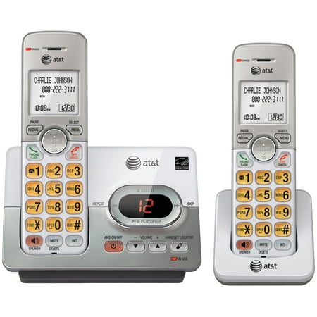 AT&T EL52203 DECT 6.0 2-Handset Answering System With Caller ID & Call (Best Way To Record Cell Phone Calls)