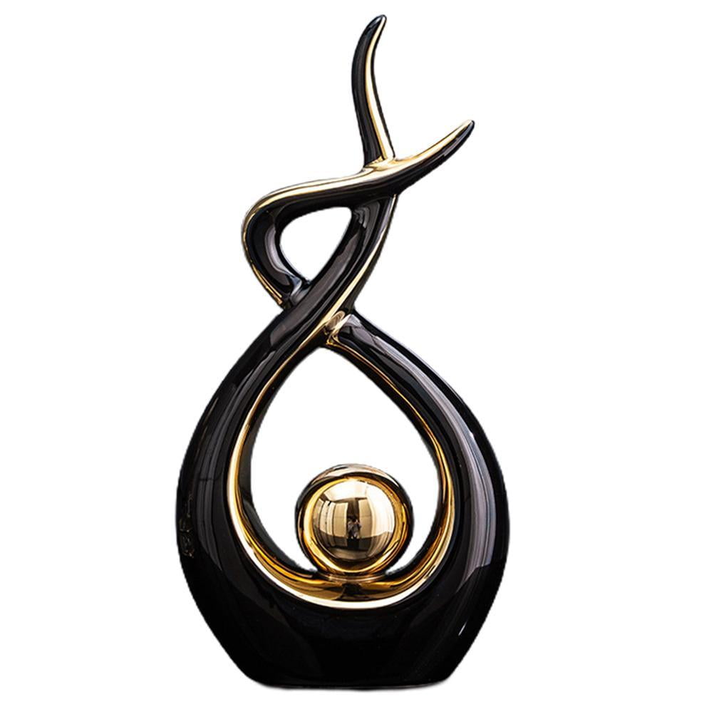 FANCY Modern Abstract Art Ceramic Statue Table Decorations Home Decor