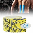 thumbnail image 4 of Cinta elástica deportiva de algodón de alta densidad para soporte muscular y recuperación de lesiones, diseño de rayas, 4 of 6