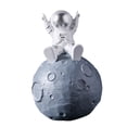 thumbnail image 3 of Juguete de astronauta con Planet Coin Bank Estatua Ahorro de dinero Espacio Tema Decoración Astronauta Adorno temático Astronauta para sala de estar Gris Baoblaze Hucha, 3 of 8