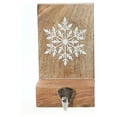 thumbnail image 4 of Maison Concepts Christmas Etched Wood Stocking Holder Snowflake (4.5L X 3.75W X 7.25H), 4 of 4