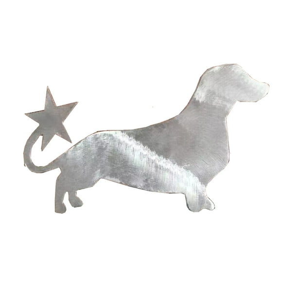 TIMIFIS Christmas Tree Topper Ornaments Dachshund Dog Star Christmas Tree Decoration,17X15Cm Christmas Tree Home Decoration
