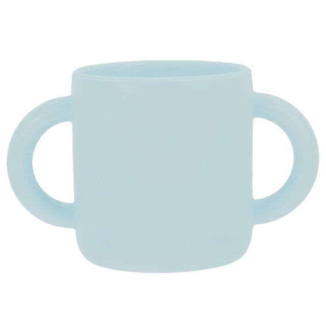 Child Silicone Binaural Water Cup Baby Bottle Cup Baby Training Water Cup