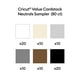 thumbnail image 2 of Muestreador de papel cartulina Cricut Value Neutrals, 80 hojas, 2 of 7
