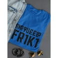 thumbnail image 3 of Friki Secret Code Graphic Quote Women Royal Blue T-Shirt, Female Small, 3 of 4