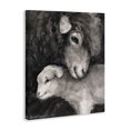 thumbnail image 4 of Stupell Industries Cuddling Sheep & Lamb Animals Painting Wrapped Canvas Art Print Wall Art, 16 x 20, 4 of 8