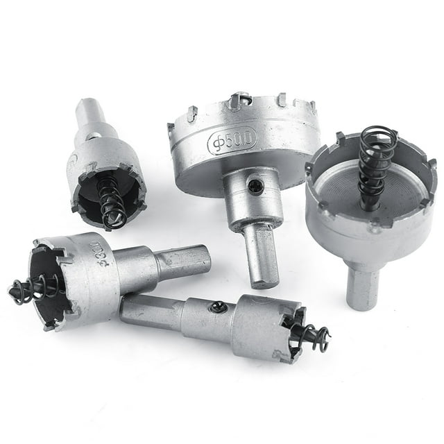 5pcSorset JUEGO DE SIERRAS PERFORADORAS HSS DE 20,50 MM, PUNTA DE ALEACINA, HERRAMENTAS CORTADORAS DE AGUJEROS DE ARGRES