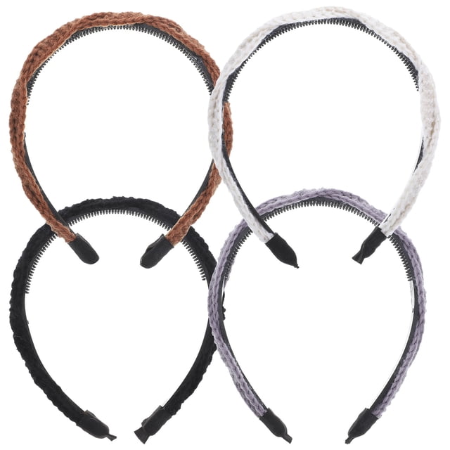 GAXIRE 4Ud Accesorios Para Mujer Diademas Trenzadas De Tela Versátiles Y