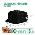 thumbnail image 3 of Transportín de mascotas Sherpa Delta Airlines Travel aprobado por la aerolínea, 3 of 9