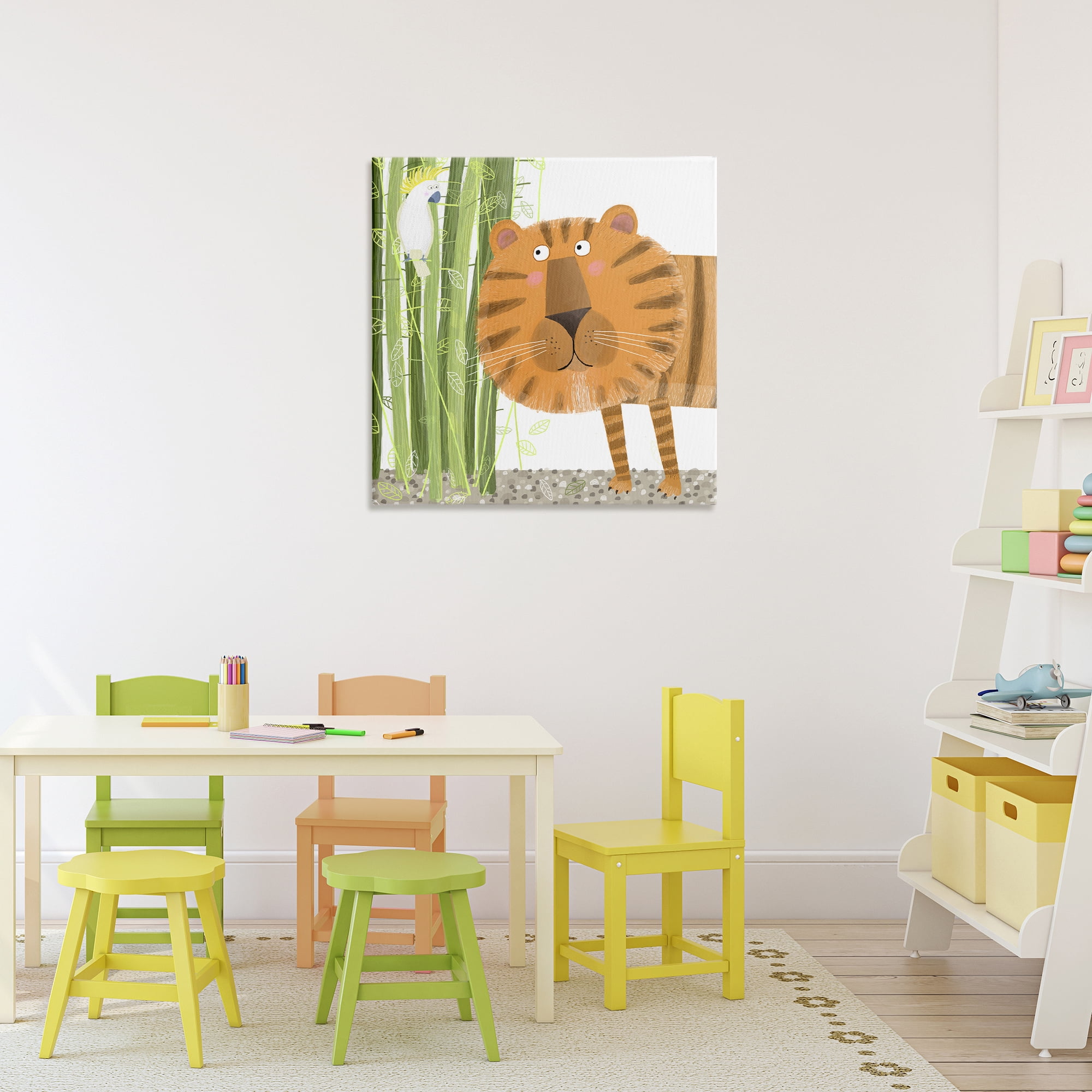 Stupell Industries Bamboo Trees & Tiger Canvas Wall Art, design by Carla Daly