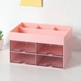 thumbnail image 1 of OUNONA Organizador De Escritorio Con Cajones En Plástico Rosa Para Almacenamiento Eficiente Y Duradero, 1 of 6