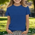 thumbnail image 4 of Top de Manga Larga de la Moda de los Niños de Color Sólido Cuello Redondo Suelto Y Casual Tops para el Uso Casual Diario, Interior, Regreso a Casa, Fiestas de Cumpleaños, Vacaciones, Fotografía, 4 of 5