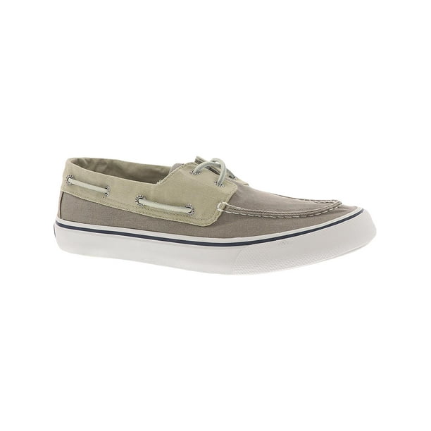 sperry white canvas slip on