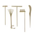 thumbnail image 1 of MasteelfCA 5PCS Sand Smoothing Rake Micro Landscape Decoration Smoothing Hand Tools, 1 of 8