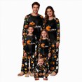 thumbnail image 5 of TOWED22 Family Matching Halloween Pajamas Set Pumpkin Print Long Sleeve Sleepwear for Family Holiday Loungewear,M, 5 of 9