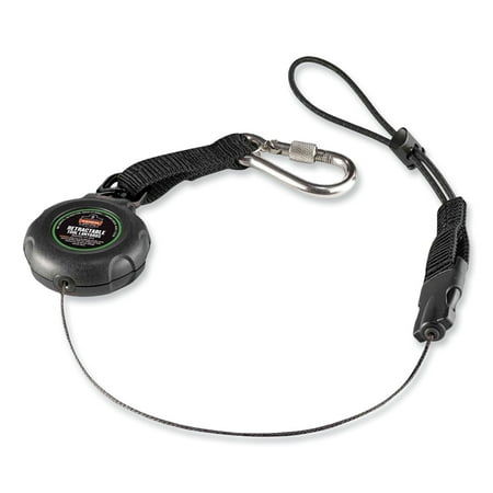 Squids 3001 Retractable Tool Lanyard w/Choking-Loop Tool Tether+Carabiner Anchor, 2lb Capacity,48",Ships in 1-3 Business Days | Bundle of 2 Each