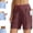 Burgundy, variant on Slkconsumer Shorts, Women's Active 7 Inseam Athletic Long Running High Wasistband Shorts, Fast-Drying Lightweight Short