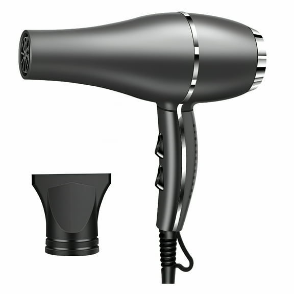 LAMIRO Ionic Hair Dryer, 2200W Professional Blow Dryer Fast Drying Hair Dryer with Diffuser, 3 Heating/3 Speed, Constant Temperature Low Noise Hair Dryers Curly Hairdryer Blowdryer for Women Men