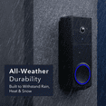 thumbnail image 5 of Wasserstein Horizontal Wedge Mount Compatible with Wyze Duo Cam Video Doorbell - Adjustable Angle for Better Viewing for Your Wyze Doorbell Camera - Optional No-Drill Installation (1 Pack, Black), 5 of 6
