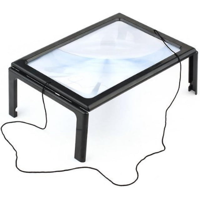 Lupa de página completa TANGJMXG 3 aumentos con luces LED plegable