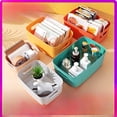 thumbnail image 4 of Caja de almacenamiento Caja de almacenamiento de artículos diversos de escritorio Caja de almacenamiento de cocina engrosada Caja de almacenamiento de plástico para ropa y cosméticos para el hogar, 4 of 5