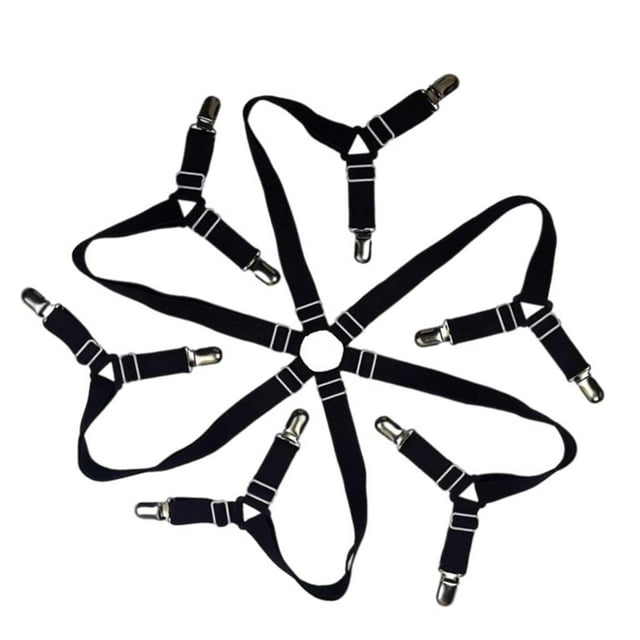 Soportes de sábanas Gloria Sujetadores de sábanas Negro