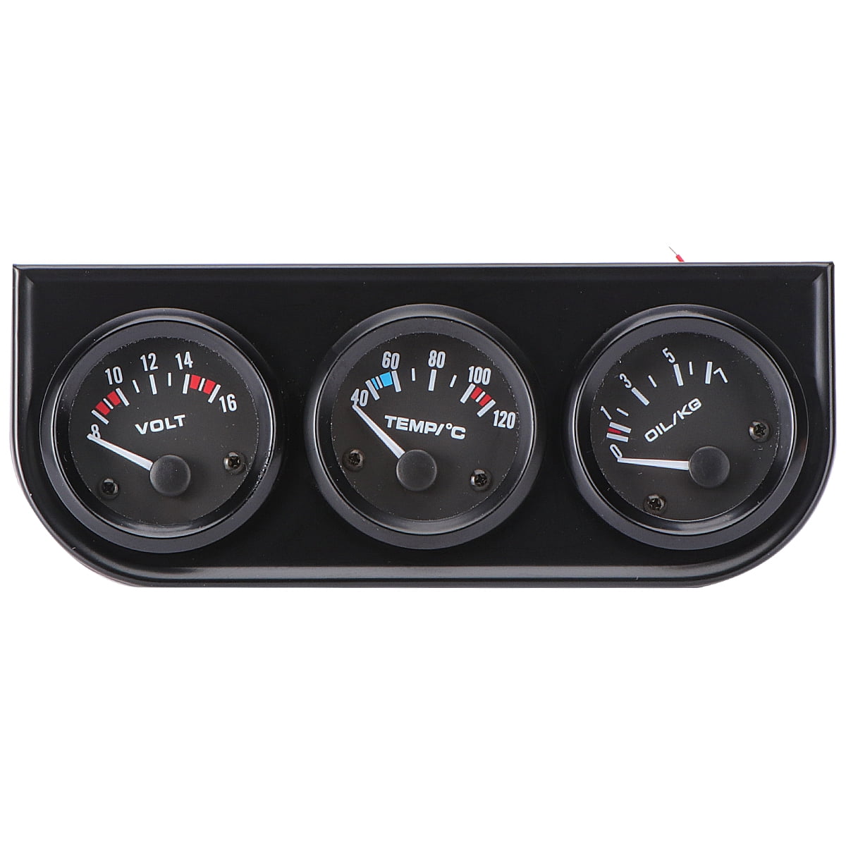 52mm Triple Kit Oil Temp Gauge Water Temp Gauge Temperature Oil
