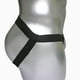 thumbnail image 4 of Calzoncillos abiertos con tirantes negros para hombre, ropa interior elástica con suspensorio, 4 of 9