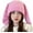 Pink, variant on Knit Beanie Hats for Women Bunny Winter Cap Faux Fur Warm Knit Rabbit Crochet Skull Cap Ski Outdoor Slouchy Hat